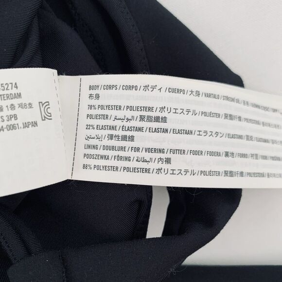 Abercrombie Fitch YPB SculptLux Romper XS One Shoulder Black Stretch Athletic - Picture 11 of 11